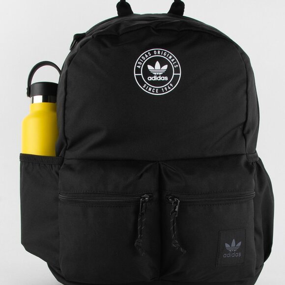 Adidas Trefoil 3.0 Unisex Black Gym/Work/Everyday Gorgeous Backpack- NWT - Picture 3 of 5